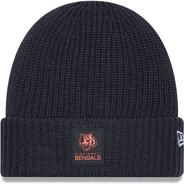 CINCINNATI BENGALS 2025 SIDELINE COLD WEATHER CUFFED KNIT - CHARCOAL