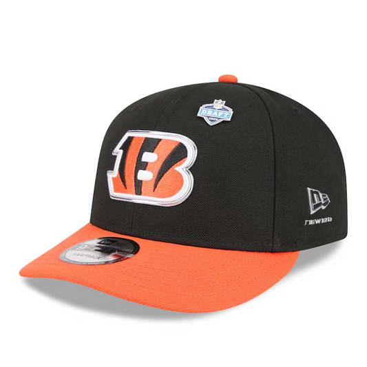CINCINNATI BENGALS 2026 NFL DRAFT 9FIFTY SNAPBACK HAT - BLACK/ORANGE
