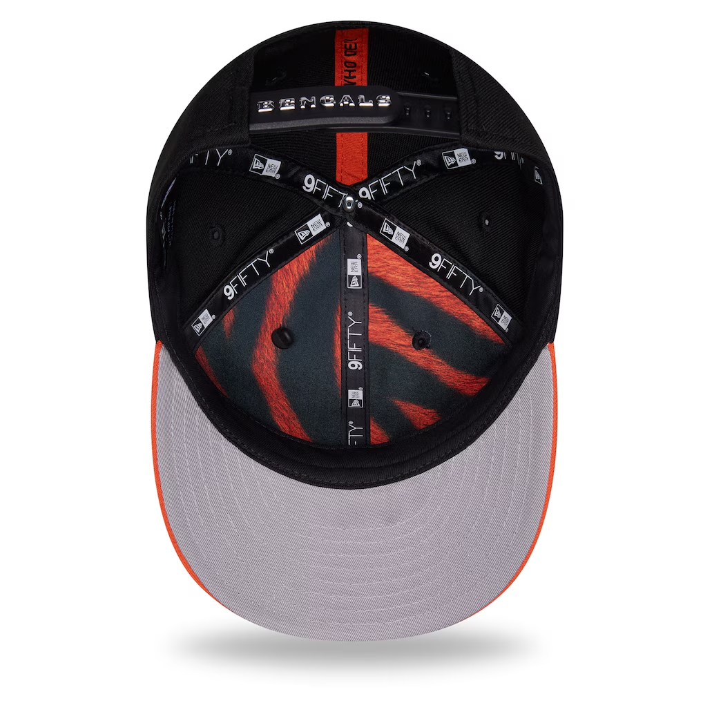 CINCINNATI BENGALS 2026 NFL DRAFT 9FIFTY SNAPBACK HAT - BLACK/ORANGE