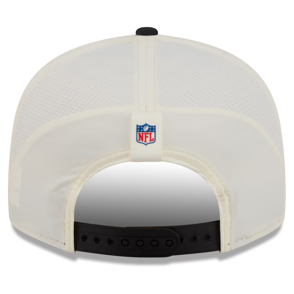CINCINNATI BENGALS 2026 NFL TRAINING CAMP 9FIFTY SNAPBACK HAT - CHROME WHITE/BLACK