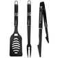 CINCINNATI BENGALS 3 PIECE MONOCHROMATIC BBQ SET - BLACK