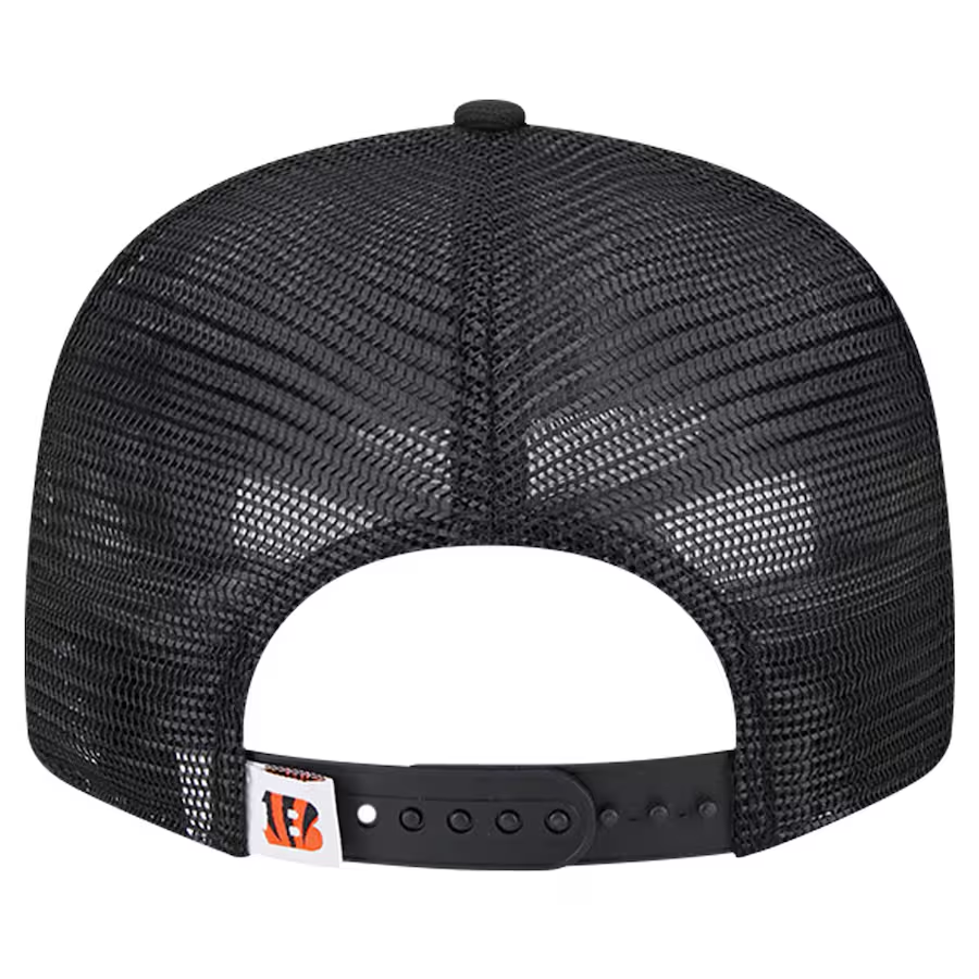CINCINNATI BENGALS EVERGREEN TRUCKER 9FIFTY SNAPBACK - BLACK