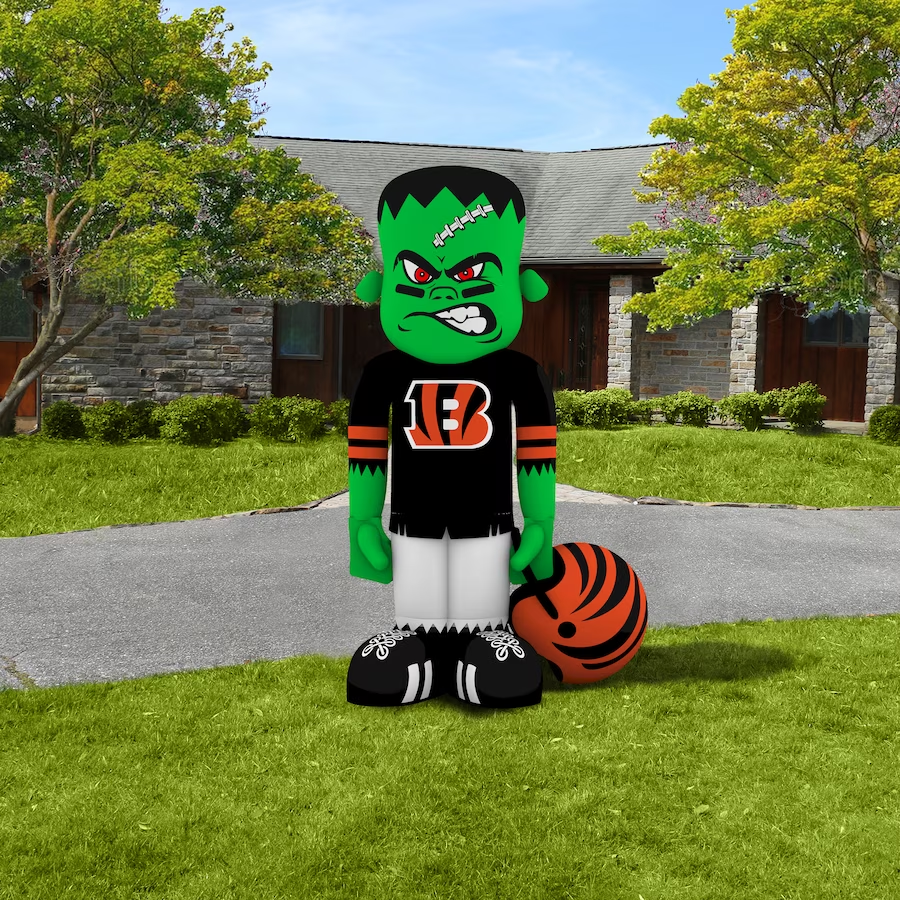 CINCINNATI BENGALS HALLOWEEN LAWN INFLATABLE STEINBACKER