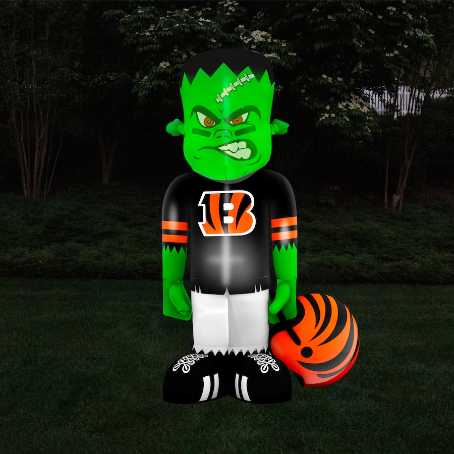 CINCINNATI BENGALS HALLOWEEN LAWN INFLATABLE STEINBACKER