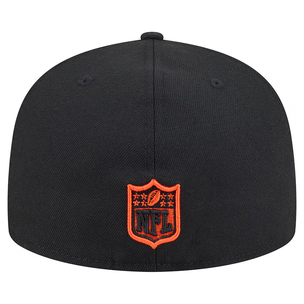 CINCINNATI BENGALS OVERSIZED 59FIFTY FITTED HAT - BLACK