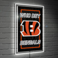 CINCINNATI BENGALS RECTANGLE NEOLITE LED WALL DECOR