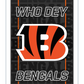 CINCINNATI BENGALS RECTANGLE NEOLITE LED WALL DECOR