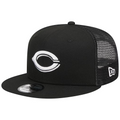 CINCINNATI REDS EVERGREEN TRUCKER 9FIFTY SNAPBACK HAT - BLACK/WHITE