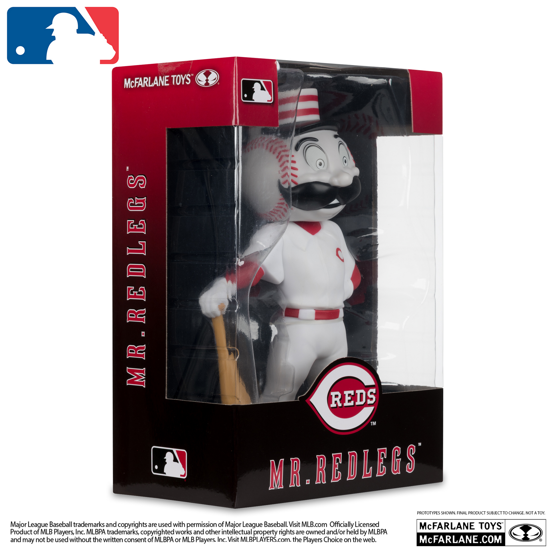 CINCINNATI REDS MR REDLEGS MLB LEGACY 7" MCFARLANE SPORTS PICK FIGURE