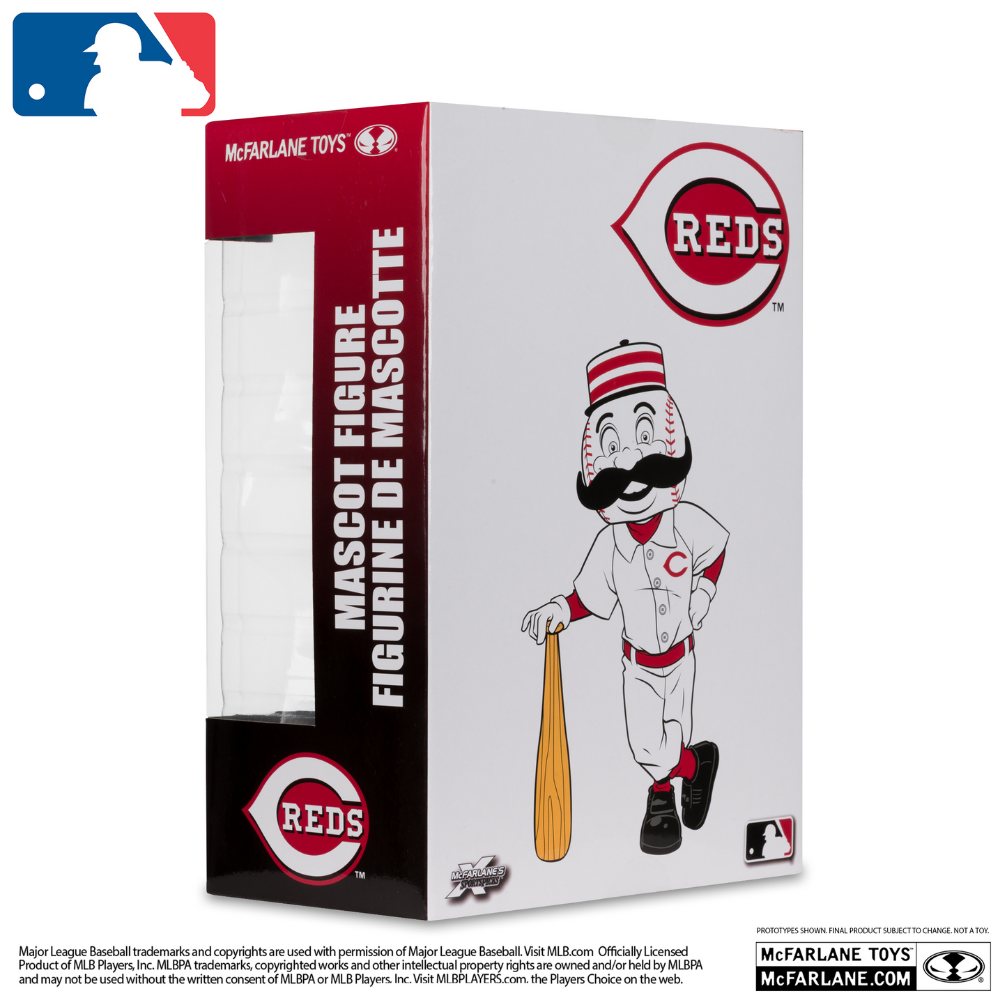 CINCINNATI REDS MR REDLEGS MLB LEGACY 7" MCFARLANE SPORTS PICK FIGURE