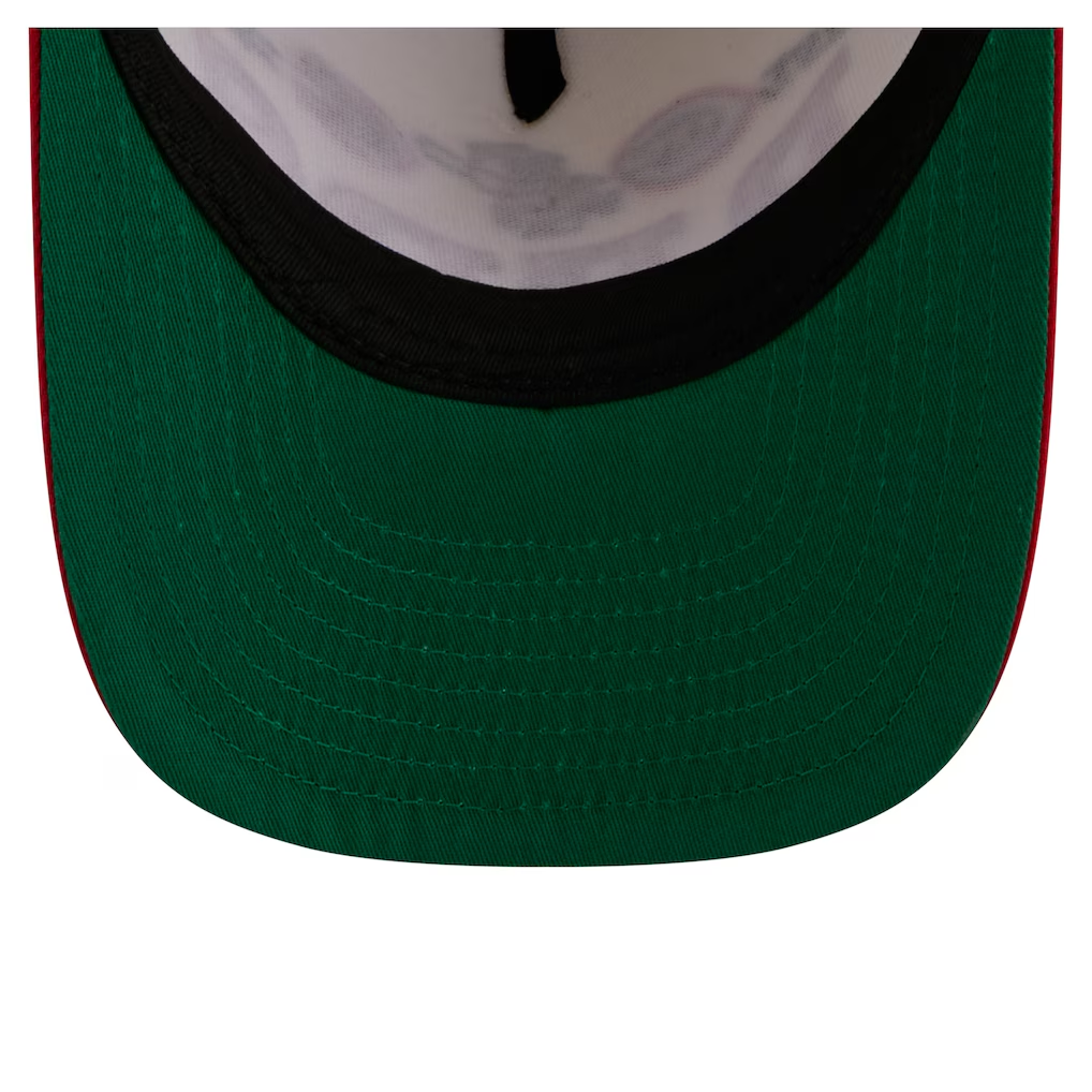 CINCINNATI REDS NEW ERA TRI-HIT 9FIFTY A-FRAME SNAPBACK HAT - CHROME WHITE/RED