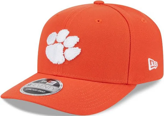 CLEMSON TIGERS TEAM COLLECTIVE 9SEVENTY STRETCH-SNAP ADJUSTABLE HAT - ORANGE