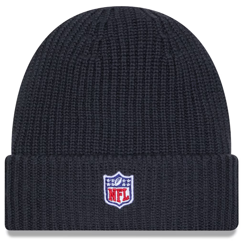 CLEVELAND BROWNS 2025 SIDELINE COLD WEATHER CUFFED KNIT - CHARCOAL