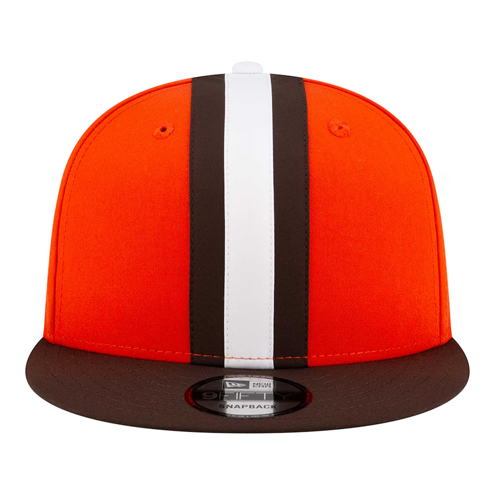 CLEVELAND BROWNS HELMET PACK 9FIFTY SNAPBACK HAT - ORANGE/BROWN