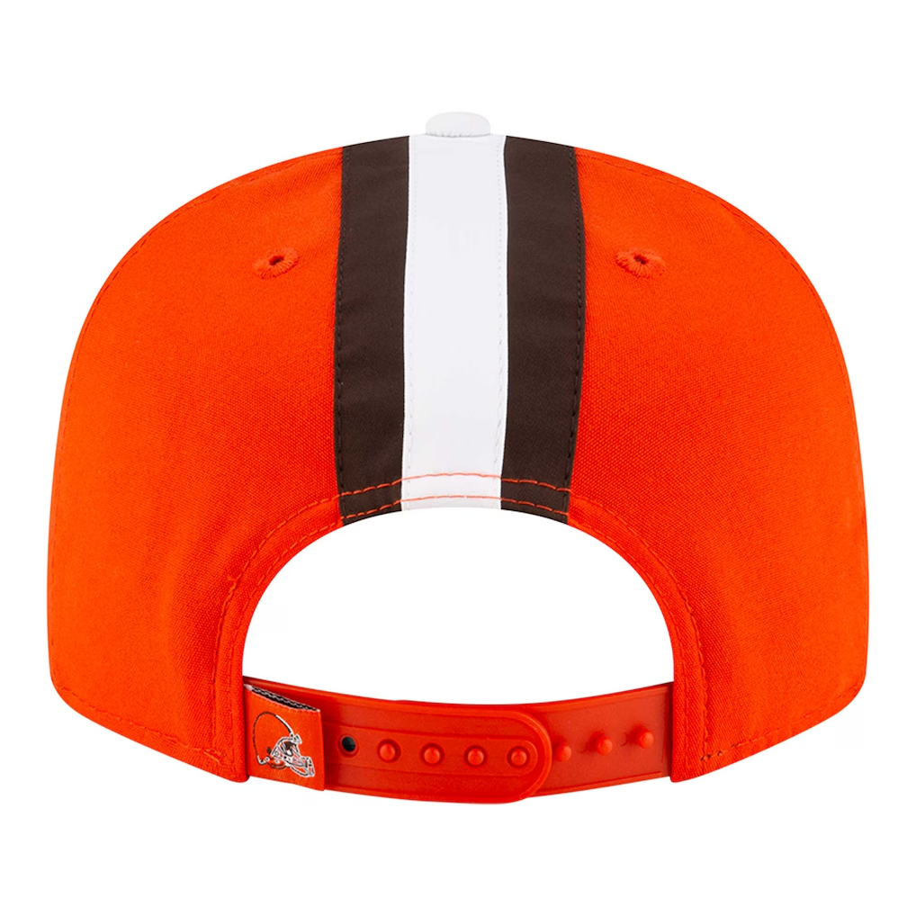 CLEVELAND BROWNS HELMET PACK 9FIFTY SNAPBACK HAT - ORANGE/BROWN