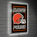 CLEVELAND BROWNS RECTANGLE NEOLITE LED WALL DECOR