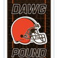 CLEVELAND BROWNS RECTANGLE NEOLITE LED WALL DECOR
