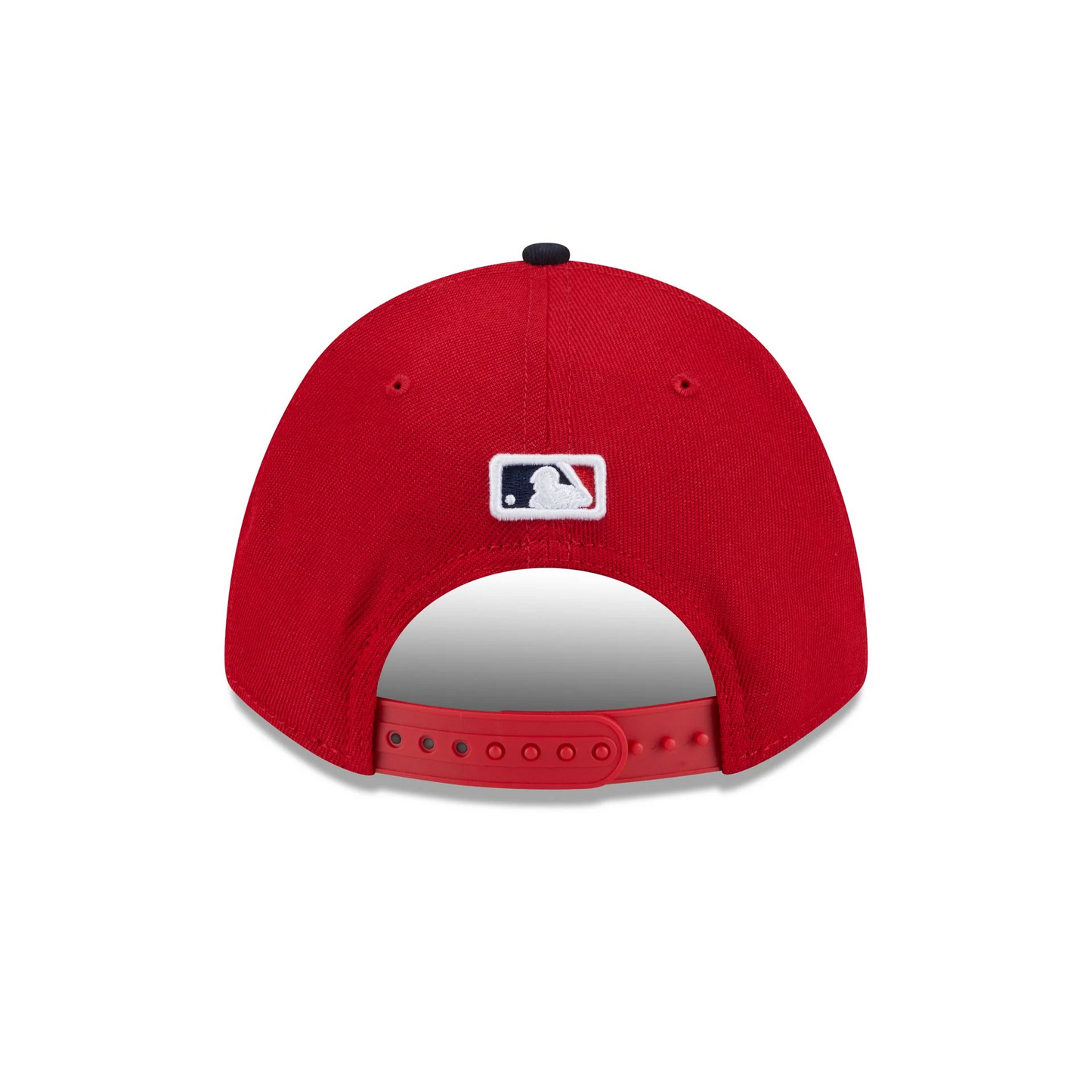 CLEVELAND GUARDIANS PLAYER REPLICA 9FORTY M-CROWN SNAPBACK ADJUSTABLE HAT - RED/NAVY