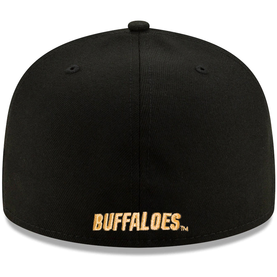 COLORADO BUFFALOES EVERGREEN BASIC 59FIFTY FITTED HAT - BLACK