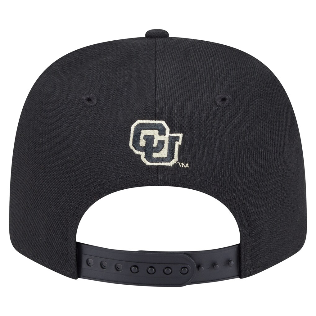 COLORADO BUFFALOES TEAM COLLECTIVE 9SEVENTY STRETCH-SNAP ADJUSTABLE HAT - BLACK