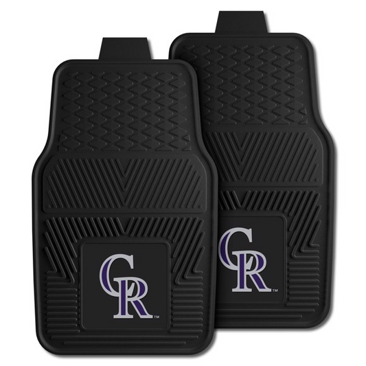 COLORADO ROCKIES VINYL CAR MAT SET