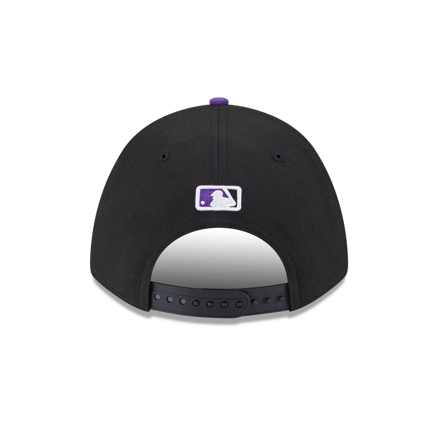 COLORADO ROCKIES YOUTH PLAYER REPLICA 9FORTY M-CROWN SNAPBACK ADJUSTABLE HAT - BLACK