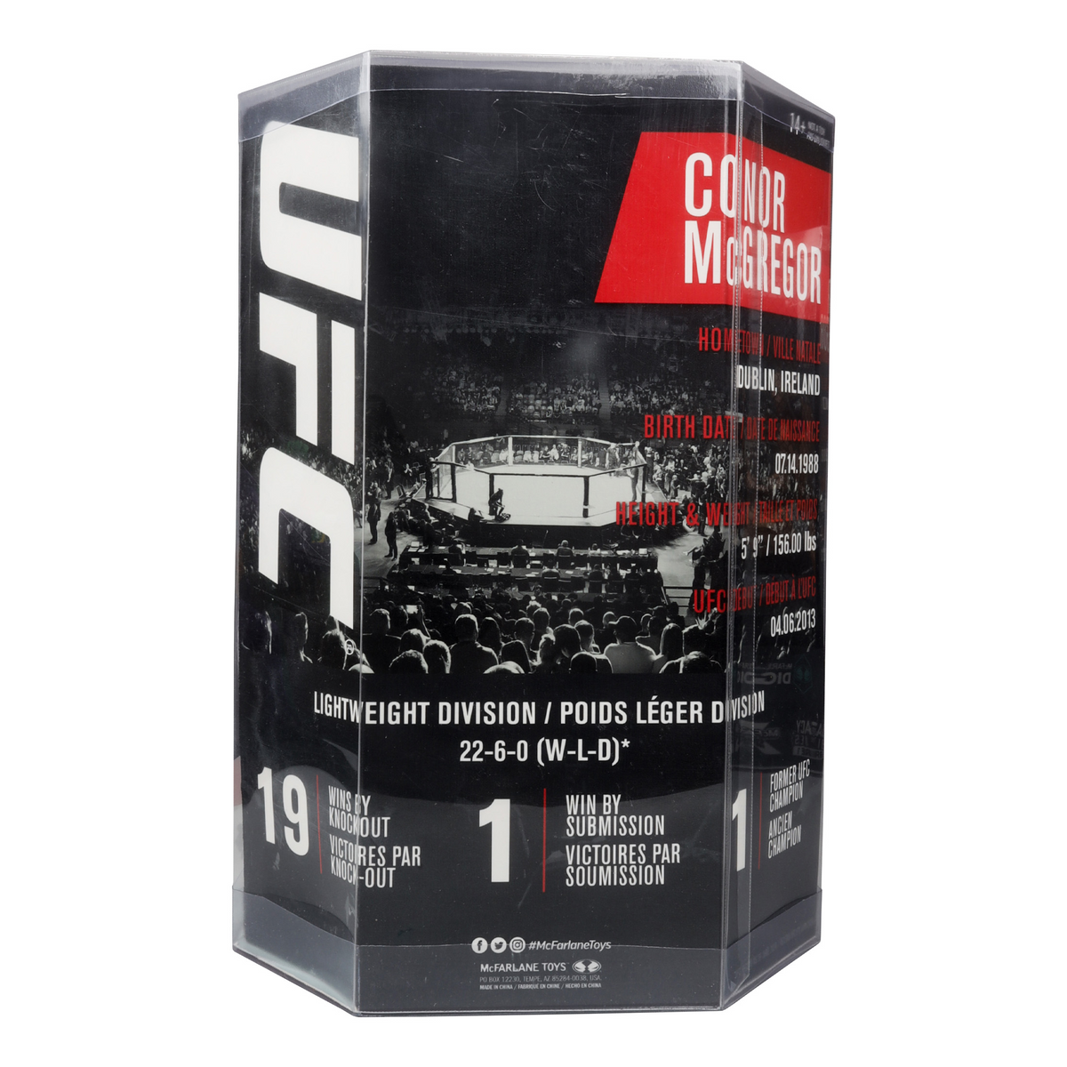 CONOR 'THE NOTORIOUS' MCGREGOR  UFC LEGACY 7" MCFARLANE SPORTS PICK FIGURE
