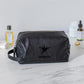 DALLA COWBOYS EMBOSSED TOILETRY BAG - BLACK