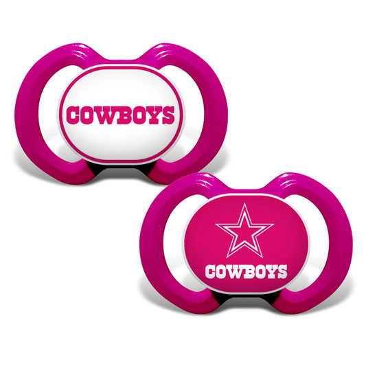 DALLAS COWBOYS 2-PACK PACIFIERS - PINK
