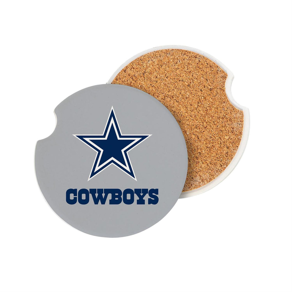 DALLAS COWBOYS  2-PIECE CAR COASTER SET
