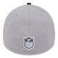 DALLAS COWBOYS 2023 SIDELINE 39THIRTY FLEX FIT HAT - GREY/BLACK