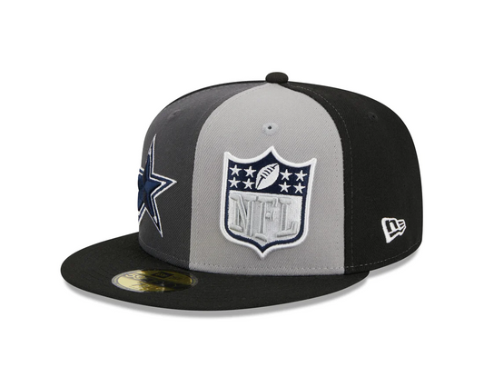 DALLAS COWBOYS 2023 SIDELINE 59FIFTY FITTED HAT - SHADOW