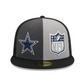 DALLAS COWBOYS 2023 SIDELINE 59FIFTY FITTED HAT - SHADOW