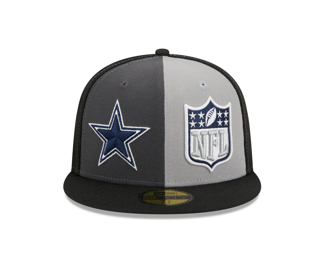 DALLAS COWBOYS 2023 SIDELINE 59FIFTY FITTED HAT - SHADOW