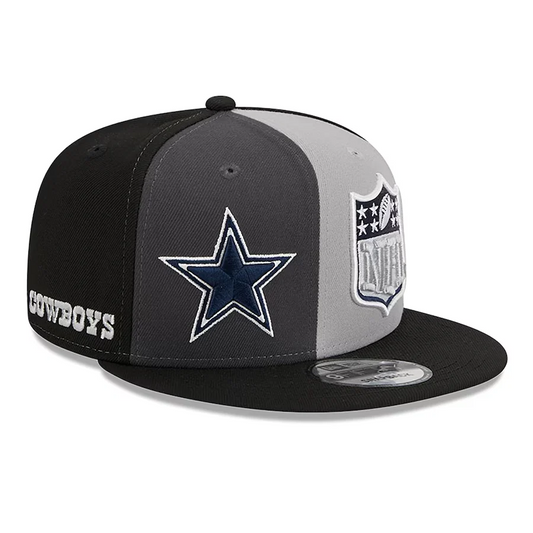 DALLAS COWBOYS 2023 SIDELINE 9FIFTY SNAPBACK HAT- SHADOW