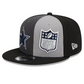 DALLAS COWBOYS YOUTH 2023 SIDELINE 9FIFTY SNAPBACK HAT - SHADOW
