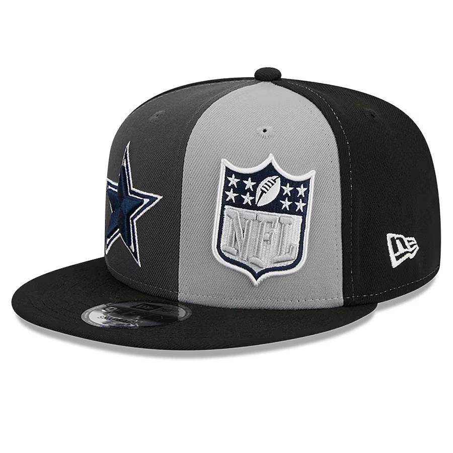 DALLAS COWBOYS YOUTH 2023 SIDELINE 9FIFTY SNAPBACK HAT - SHADOW