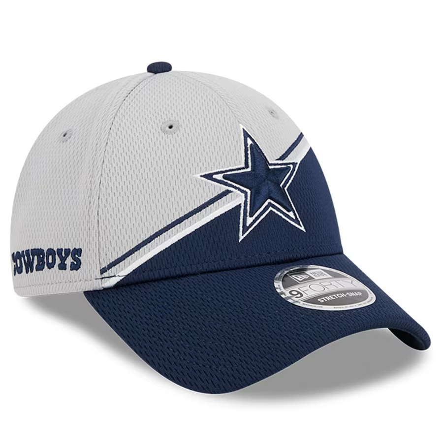 DALLAS COWBOYS 2023 SIDELINE 9FORTY STRETCH-SNAP ADJUSTABLE HAT