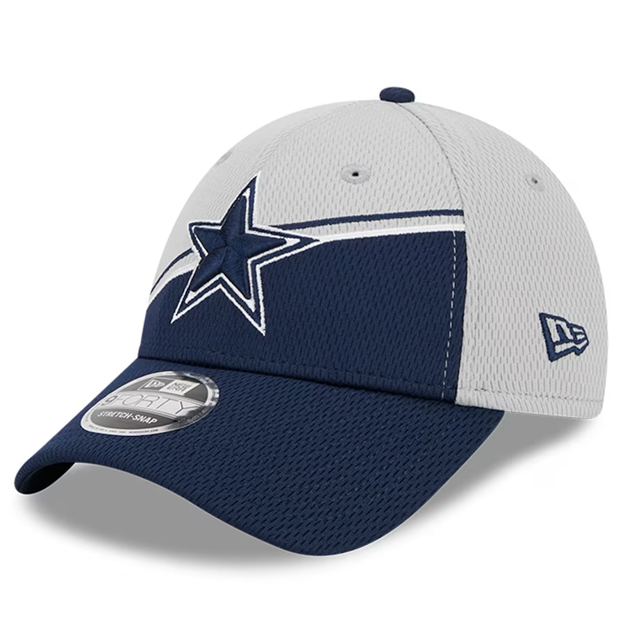 DALLAS COWBOYS 2023 SIDELINE 9FORTY STRETCH-SNAP ADJUSTABLE HAT