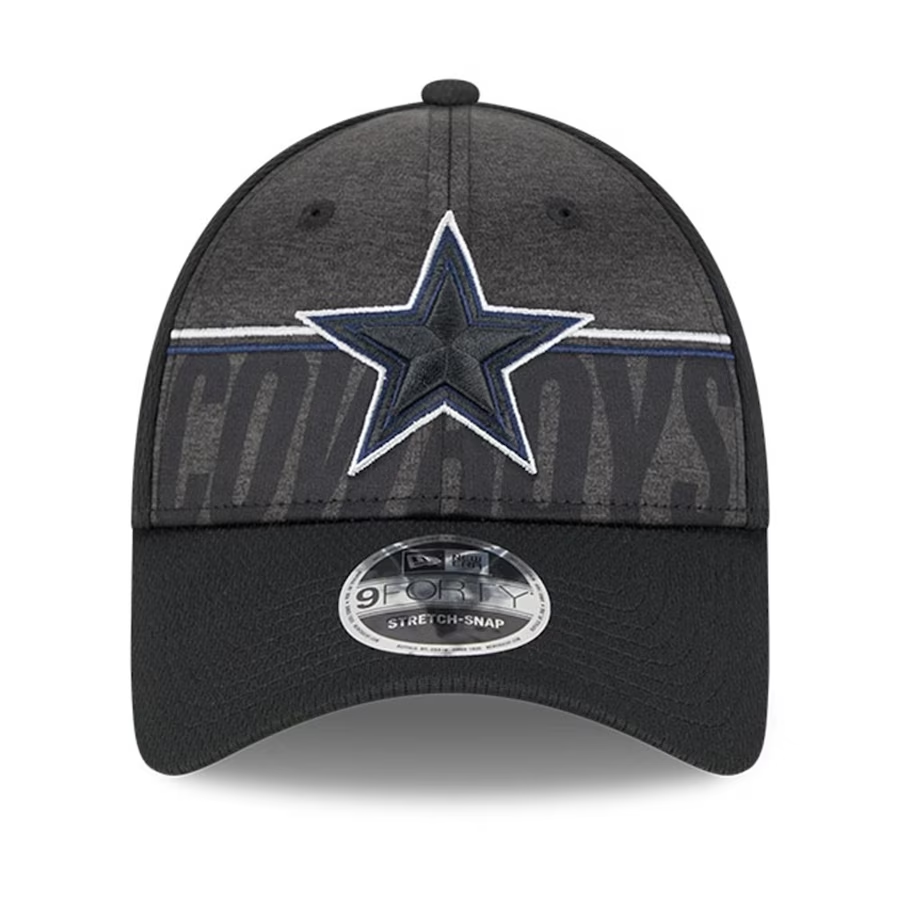 DALLAS COWBOYS 2023 TRAINING CAMP 9FORTY STRETCH SNAP AJUSTABLE SOMBRERO-NEGRO