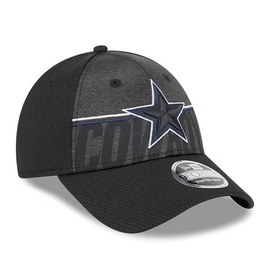 DALLAS COWBOYS 2023 TRAINING CAMP 9FORTY STRETCH SNAP AJUSTABLE SOMBRERO-NEGRO