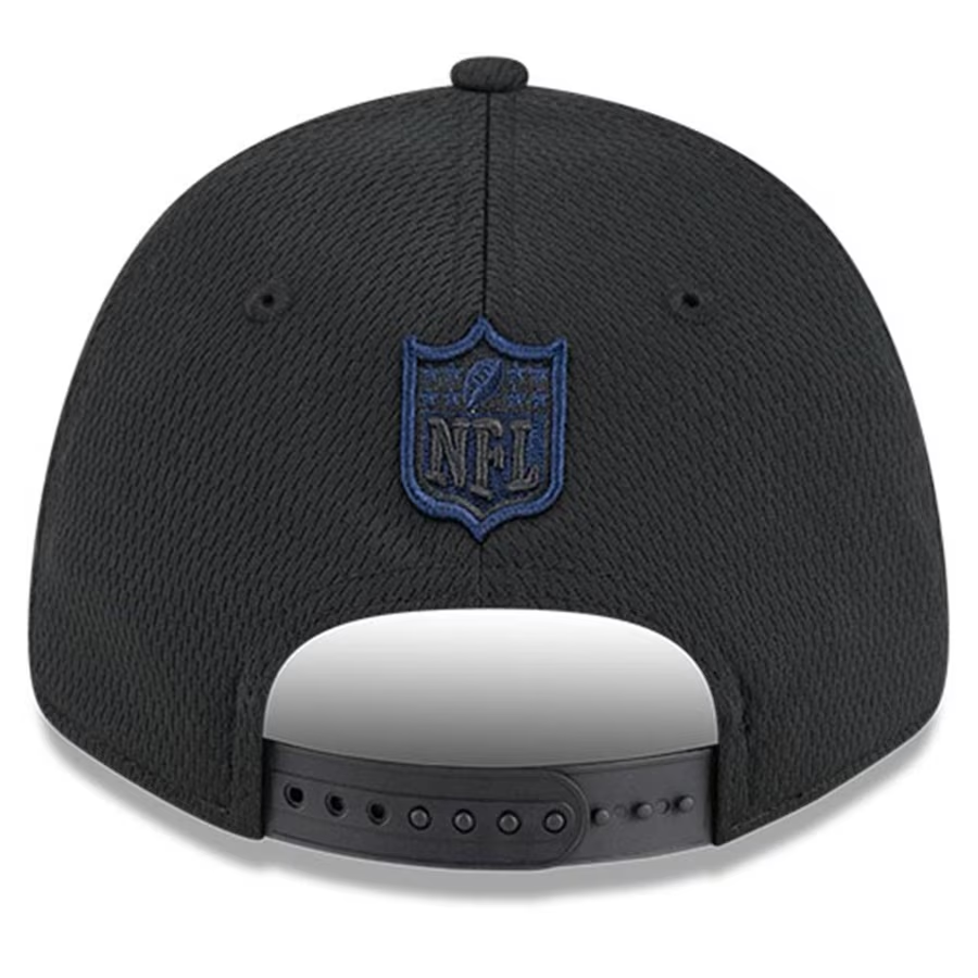 DALLAS COWBOYS 2023 TRAINING CAMP 9FORTY STRETCH SNAP ADJUSTABLE HAT-BLACK