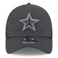DALLAS COWBOYS 2024 NFL DRAFT HAT 39THIRTY FLEX FIT HAT - GRAPHITE