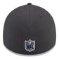 DALLAS COWBOYS 2024 NFL DRAFT HAT 39THIRTY FLEX FIT HAT - GRAPHITE