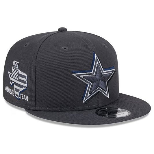 DALLAS COWBOYS 2024 NFL DRAFT HAT 9FIFTY SNAPBACK HAT - GRAPHITE