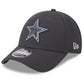 DALLAS COWBOYS 2024 NFL DRAFT HAT 9FORTY STRETCH-SNAP ADJUSTABLE HAT - GRAPHITE