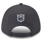 DALLAS COWBOYS 2024 NFL DRAFT HAT 9FORTY STRETCH-SNAP ADJUSTABLE HAT - GRAPHITE