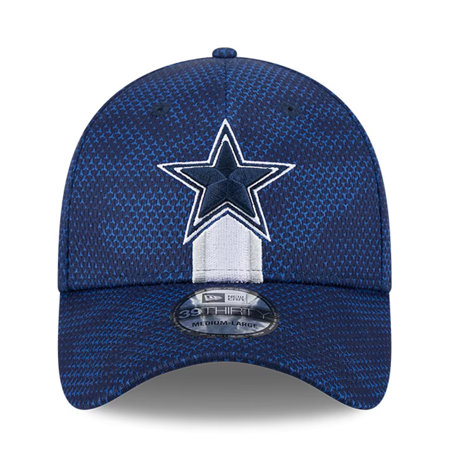 DALLAS COWBOYS 2024 NFL SIDELINE 39THIRTY FLEX FIT HAT - NAVY