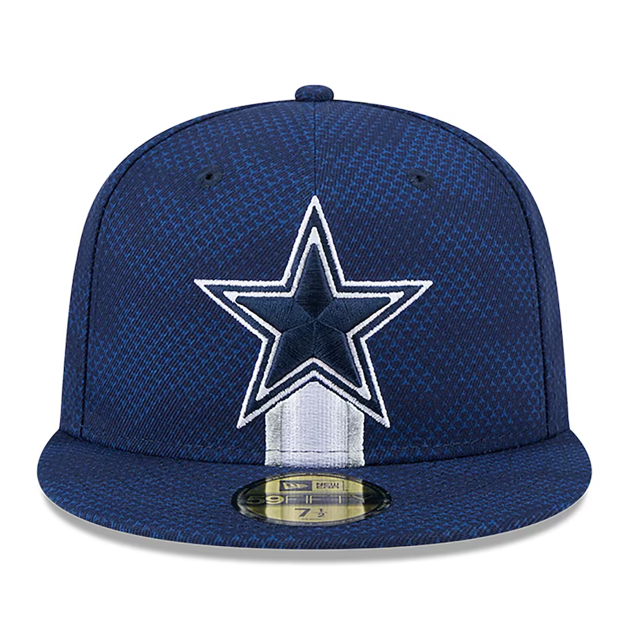 DALLAS COWBOYS 2024 NFL SIDELINE 59FIFTY FITTED HAT - NAVY