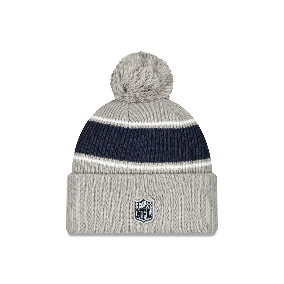 DALLAS COWBOYS 2024 NFL SIDELINE CUFFED KNIT BEANIE WITH POM GRAPHIT JR S SPORTS
